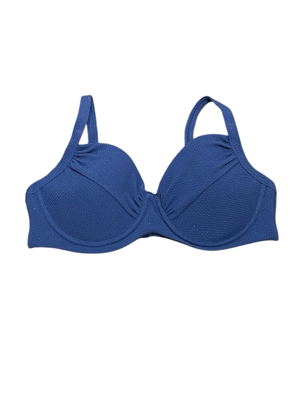 Lands' End Purple Underwire Swim Bra Top, Size 10, NWT